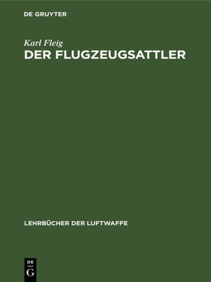 cover image of Der Flugzeugsattler